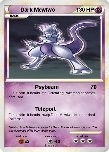 Pokemon Dark Mewtwo