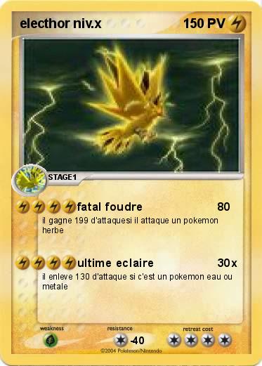 Pokemon electhor niv.x