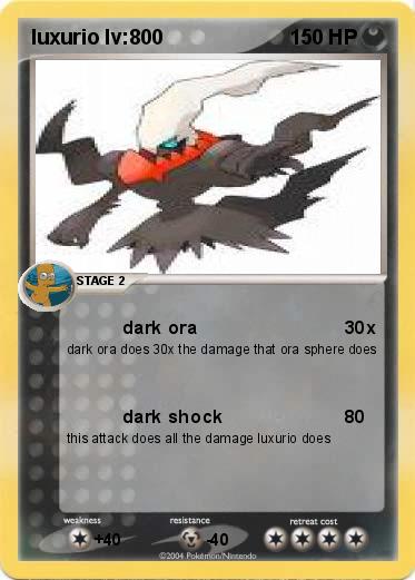 Pokemon luxurio lv:800
