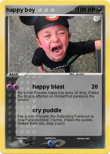 Pokemon happy boy