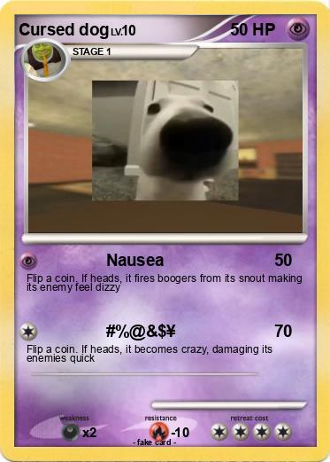 Pokemon Cursed dog