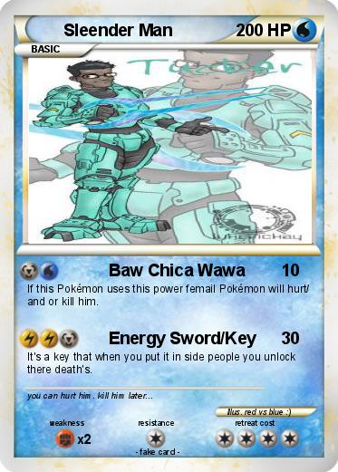 Pokemon Sleender Man