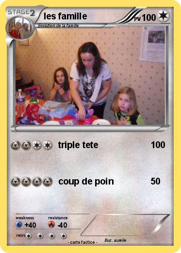 Pokemon les famille