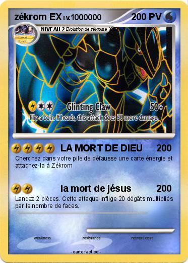 Pokemon zékrom EX