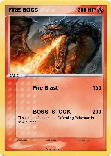 Pokemon FIRE BOSS