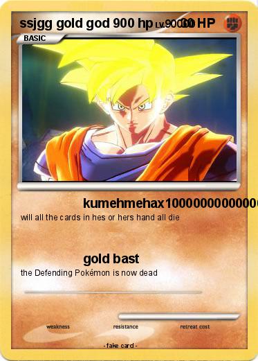 Pokemon ssjgg gold god 900 hp