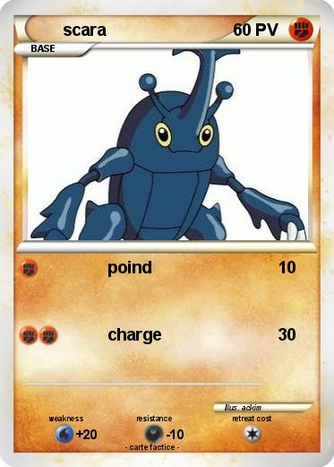 Pokemon scara