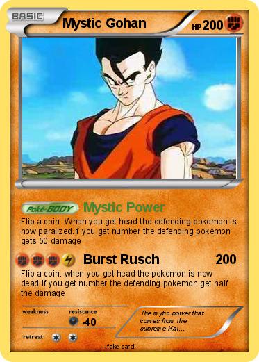Pokemon Mystic Gohan