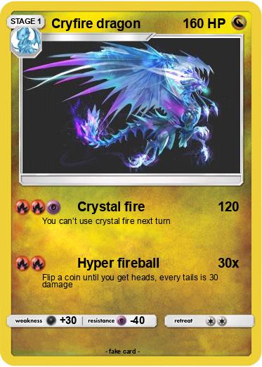 Pokemon Cryfire dragon