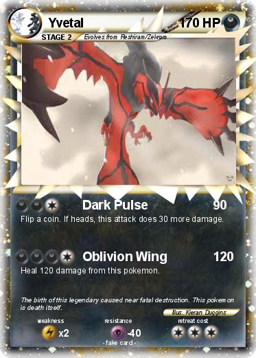 Pokemon Yvetal