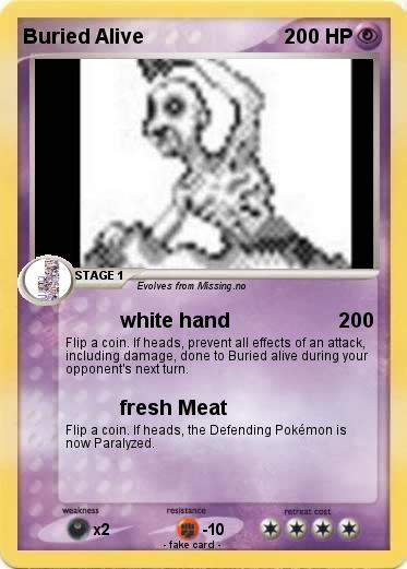 Pokemon Buried Alive