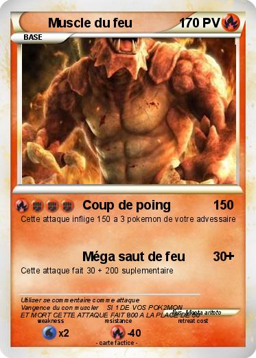 Pokemon Muscle du feu
