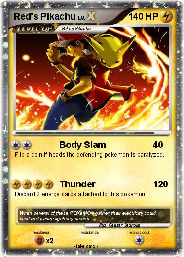 Pokemon Red's Pikachu