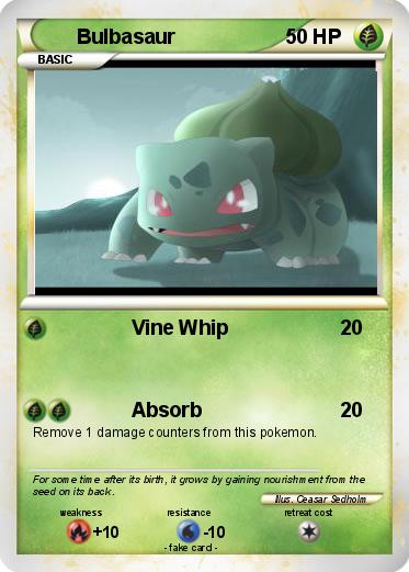 Pokemon Bulbasaur