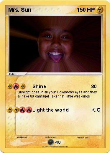 Pokemon Mrs. Sun