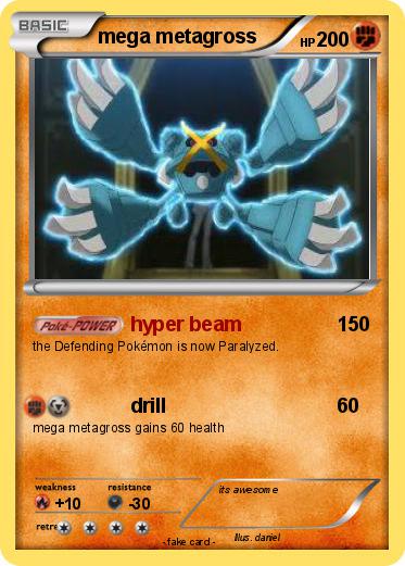 Pokemon mega metagross