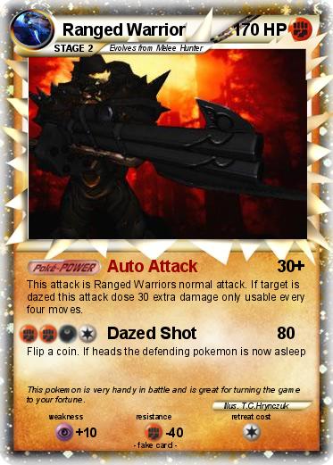 Pokemon Ranged Warrior