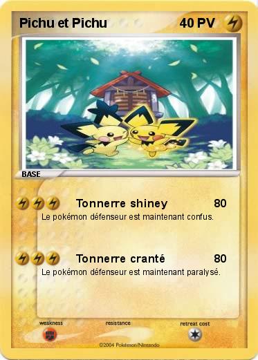Pokemon Pichu et Pichu