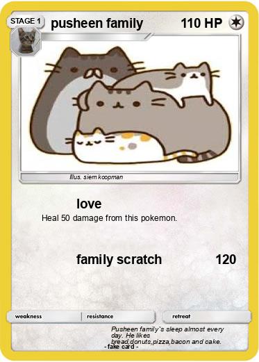 Pokemon pusheen family
