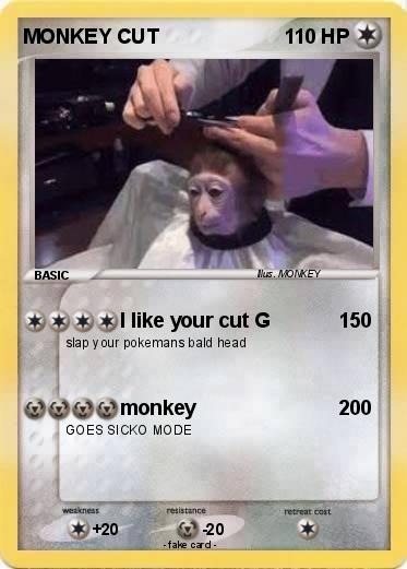 Pokemon MONKEY CUT