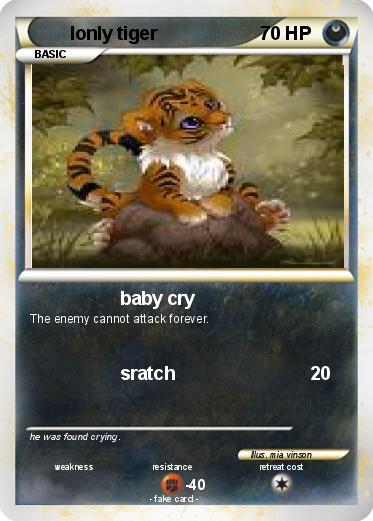 Pokemon lonly tiger