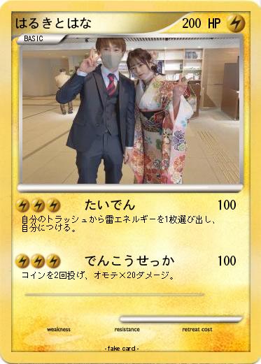 Pokemon はるきとはな