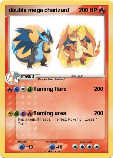 Pokemon double mega charizard