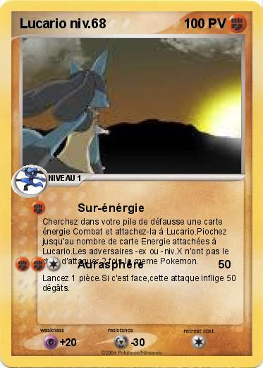 Pokemon Lucario niv.68