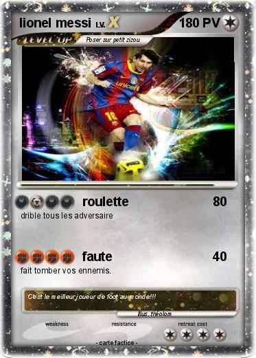 Pokemon lionel messi