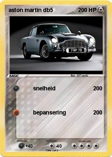 Pokemon aston martin db5