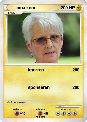 Pokemon oma knor