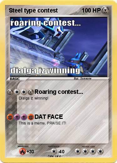 Pokemon Steel type contest