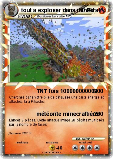 Pokemon tout a exploser dans minecrat
