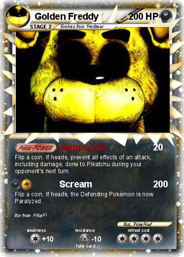 Pokemon Golden Freddy