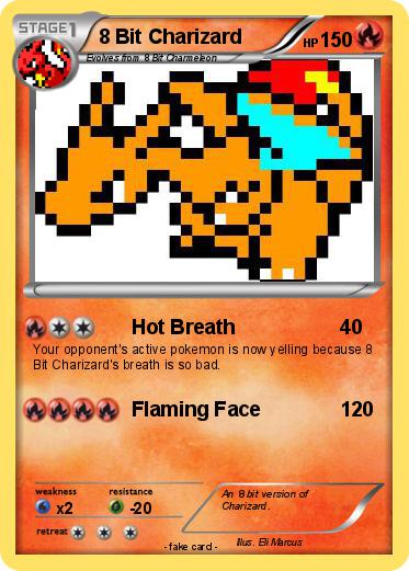 Pokemon 8 Bit Charizard