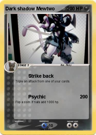 Pokemon Dark shadow Mewtwo
