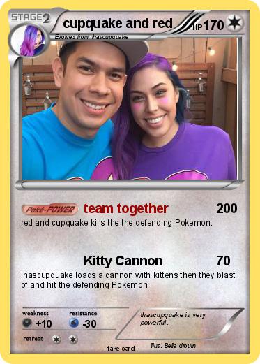 Pokemon cupquake and red