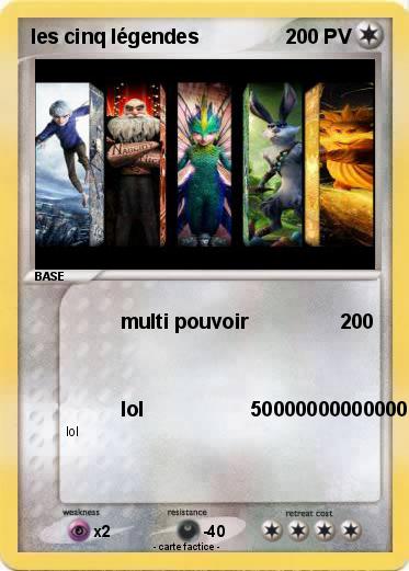 Pokemon les cinq légendes