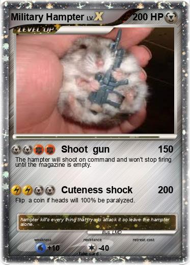 Pokemon Military Hampter