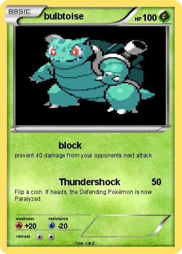 Pokemon bulbtoise