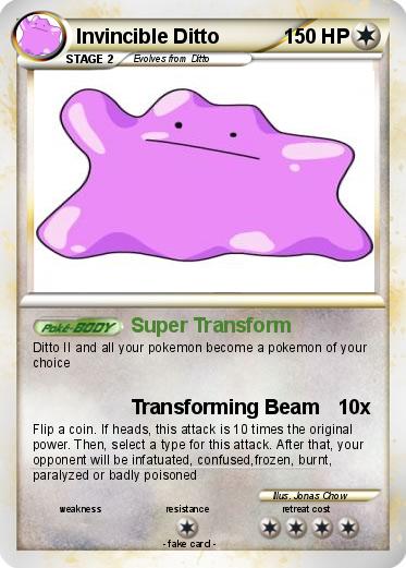 Pokemon Invincible Ditto