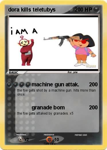Pokemon dora kills teletubys