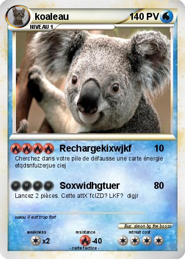 Pokemon koaleau