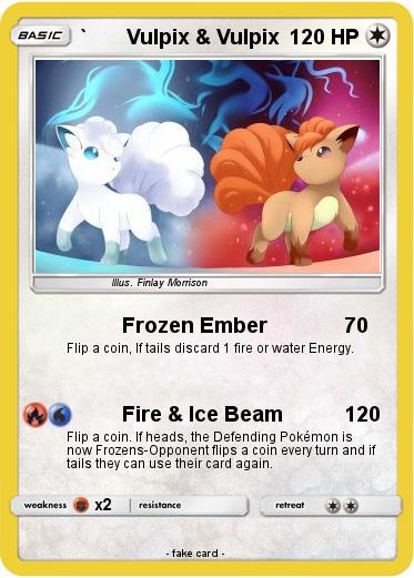 Pokemon `       Vulpix & Vulpix