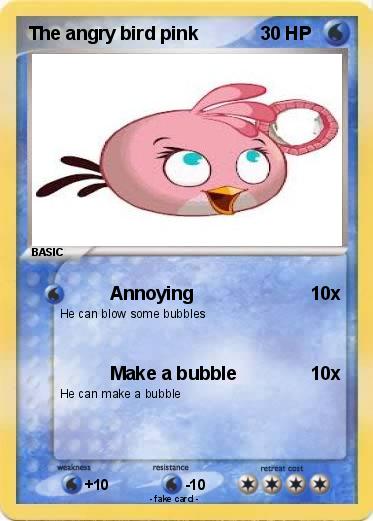Pokemon The angry bird pink