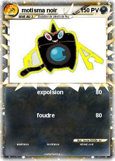 Pokemon motisma noir