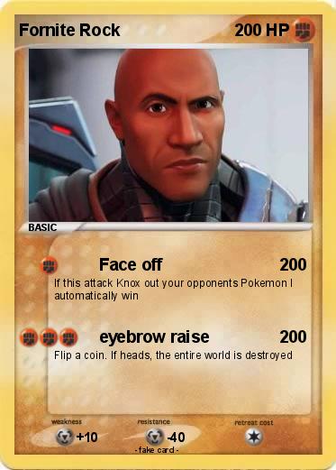 Pokemon Fornite Rock