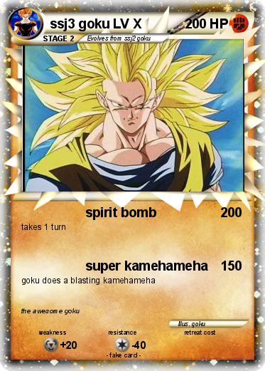 Pokemon ssj3 goku LV X