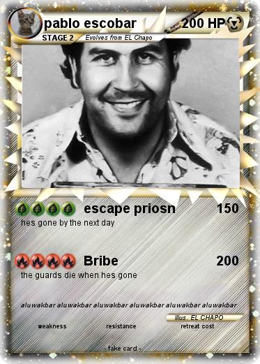 Pokemon pablo escobar