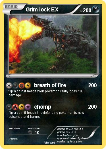 Pokemon Grim lock EX